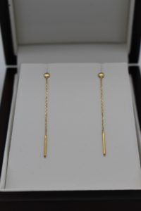 Boucles d'oreilles pendantes Or Jaune