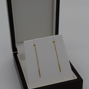 Boucles d'oreilles pendantes Or Jaune