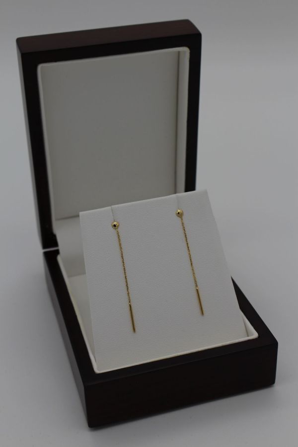 Boucles d'oreilles pendantes Or Jaune
