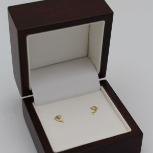 Boucles d'oreilles Dauphins Or Jaune