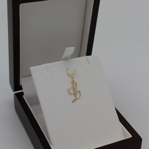 Pendentif Lettre "L" Or Jaune