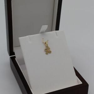 Pendentif Trèfle à quatre feuillles Or Jaune